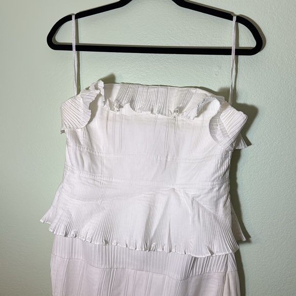 Anthropologie LET ME BE STRAPLESS TIERED RUFFLED DRESS - Picture 7 of 9